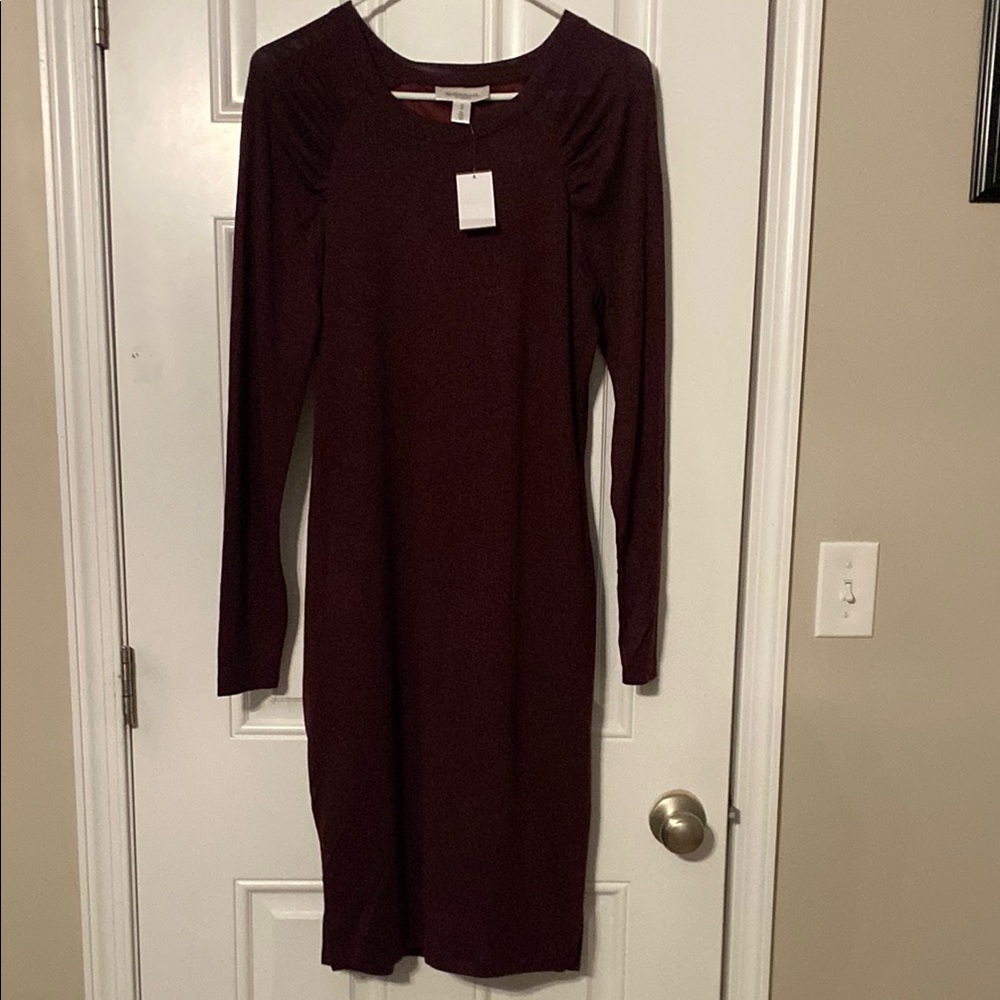 Motherhood Maternity Women’s maternity burgundy dress